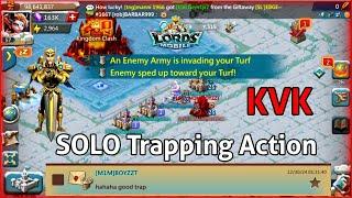 Lords Mobile - Solo Trapping in KVK | Solo Trap Action in Closed Kingdom | GameF1rst | #lordsmobile