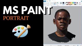 How I Paint Portraits in MS Paint