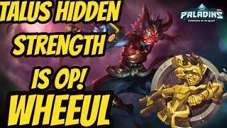 THIS TALUS DECK IS OP FOR RANKED! | Paladins talus inner strength gameplay & loadout