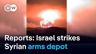 Reports: Israel strikes missile storage sites in Syria's Tartus region | DW News