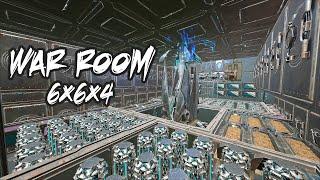 War room 6x6x4 | Triple vaults | How to build | Tek building tutorial | ARK Survival Evolved