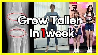 How To Grow Taller at ANY Age! (watch before TOO LATE)| 일주일에 5cm 커지는 운동루틴