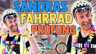 Sandras Fahrradprüfung 