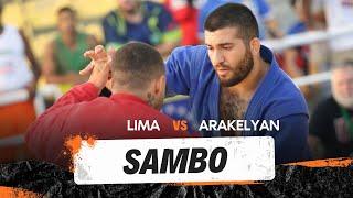 LIMA Lucas vs ARAKELYAN Davit. Pan American Sambo Championships 2023