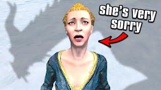 Skyrim, Can You Drag Delphine to Paarthurnax?