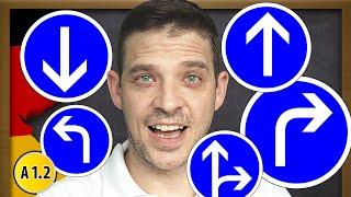 How to give directions in German 