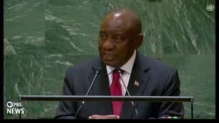 WATCH: South African President Cyril Ramaphosa addresses 2024 UN General Assembly