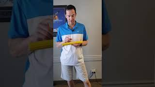 Tennis elbow strengthening with the flexbar