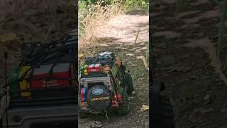 Traxxas #TRX4 Land Rover #RTR Defender #RC River bank Trail Adventure
