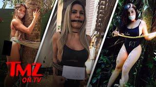 Miss BumBum Brazil Contestants Get Tied To A Tree...For A Good Cause | TMZ TV