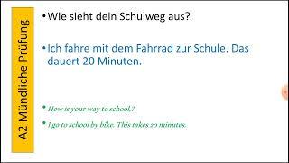 A2  Mündliche Prüfung | Teil 1  Fragen stellen