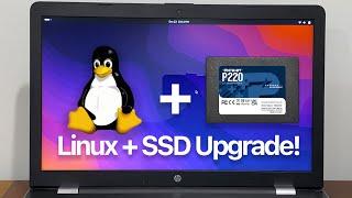 Reviving My Slow HP Laptop: SSD Upgrade & Linux Transformation!