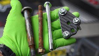 GOODBYE RUST  ULTIMATE Zinc Plating Kit & Bolt Restore & How To | 1990 Honda CR500 Dirt Bike Build