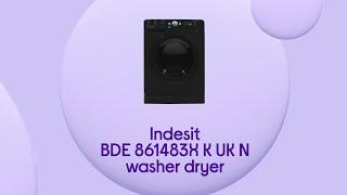 Indesit Innex BDE 861483X K UK N 8 kg Washer Dryer - Black | Product Overview | Currys PC World