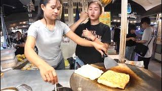 The Best Banana Pancake in Bangkok Thailand  -Thai street food