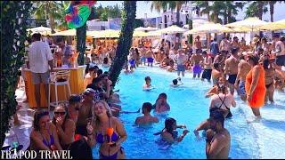 O BEACH IBIZA | POOL PARTY | EIVISSA PARTY ISLAND | 4K TOUR OF O BEACH CLUB | O BEACH CLUB IBIZA