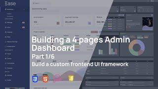 Create a Custom Admin Dashboard UI with HTML, SASS, and JavaScript (Part 1)