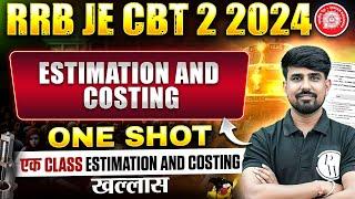 Estimation & Costing In ONE SHOT | RRB JE Civil Engineering Classes | Estimation & Costing RRB JE