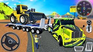 Heavy Cargo Offroad Truck Driving - Delivery Excavator Transporter Truck Driver - Android GamePlay