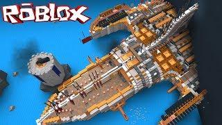 My Biggest Boat! Speed Build 6392 blocks[4 Hrs] - ROBLOX Build a Boat For Treasure