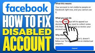 We Disabled Your Account Facebook 180 Days FIX (2024)