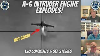 LSO Reaction - A-6 Intruder Crash