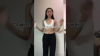 “I wish I had your TINY WAIST ”…. #shorts #bodyimage