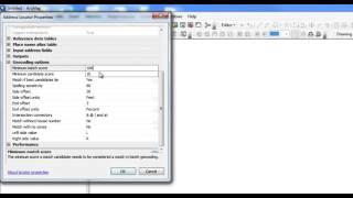 ArcGIS 10.1 Tutorial: Modifying the Settings of an Address Locator