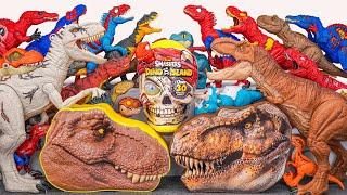 Jurassic World Unboxing Review ASMR| Trex Atrociraptor Head Dino Smasher Dino Spinosaurus Neovenator