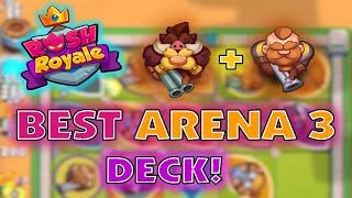 *BEST ARENA 3 BEGINNER DECK* | F2P ACCOUNT | RUSH ROYALE