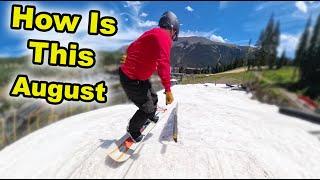 Insane Summer Snowboarding Conditions at Copper