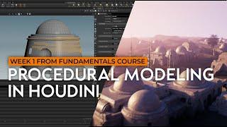 Houdini Beginner Tutorial | Intro To Procedural Modeling (3+ Hours of free lessons)