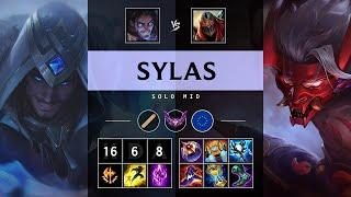 Sylas Mid vs Zed: Triple Kill, Unstoppable - EUW Master Patch 14.21