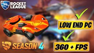 ROCKET LEAGUE SEASON 4: Low End Pc increase performance / FPS with any setup! Best Settings 2021