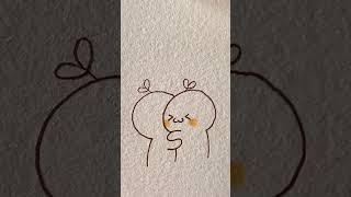 Easy sketch#cute#pensketch#shorts