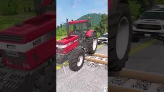 Cars vs Train #beamng #beamngdrive