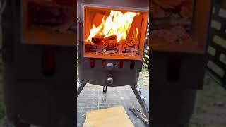 Heavy Duty Carbon Steel Wood Buring Stove-Inddor/Outdoor