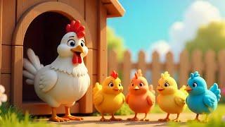 5 Little Chicks Song for Kids | Cute Nursery Rhymes for Toddlers