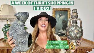 IT WAS A GOOD WEEK THRIFTING! Let's Go Shop GOODWILL Garage Sale Estate Sale & Barn Sale For Vintage