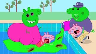 Zombie Apocalypse, Zombies Appeared At The Pig City ‍️‍️ | Peppa Pig Funny Animation