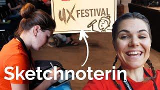 UX Festival 2023 - Mein erstes Mal als Sketchnoterin!