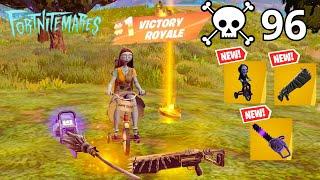 93 Elimination SALLY Solo Vs Squads "Zero Build" Gameplay WINS (Fortnite Chapter 5 Season4)