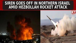 Hezbollah Rocket Attack Escalates Tensions On Israel-Lebanon Border Amid Heavy Strikes |Sirens Blare