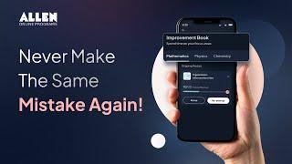 ALLEN App Walkthrough — How to use the Improvement Book? | How to use the ALLEN app?
