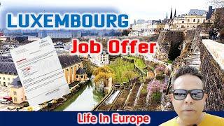 Luxembourg Job Offer | Work In Luxembourg | Jobs in Europe | Telugu Vlogs From Europe |
