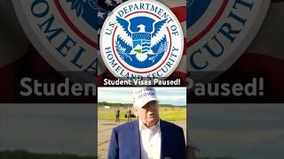 U.S. Suspends Student Visa Appointments, Expands Social Media Checks #trendstream #studentvisa |