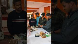 Three phase transfarmer cheking ITI practical classes #skill_test #electrician #experiment