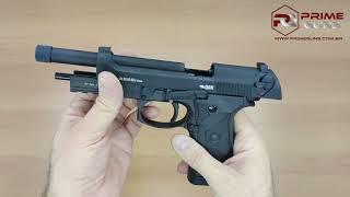 Pistola Airgun Beretta QGK KL93A3 Co2 Blowback Metal