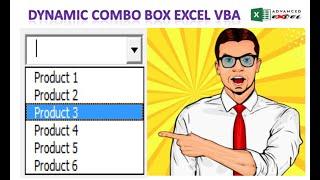 DYNAMIC COMBO BOX USING EXCEL VBA | Advanced Excel | Excel VBA | When ExcelisAdvanceD