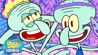 El mejor día de Calamardo durante 45 minutos seguidos  | Bob Esponja en Español